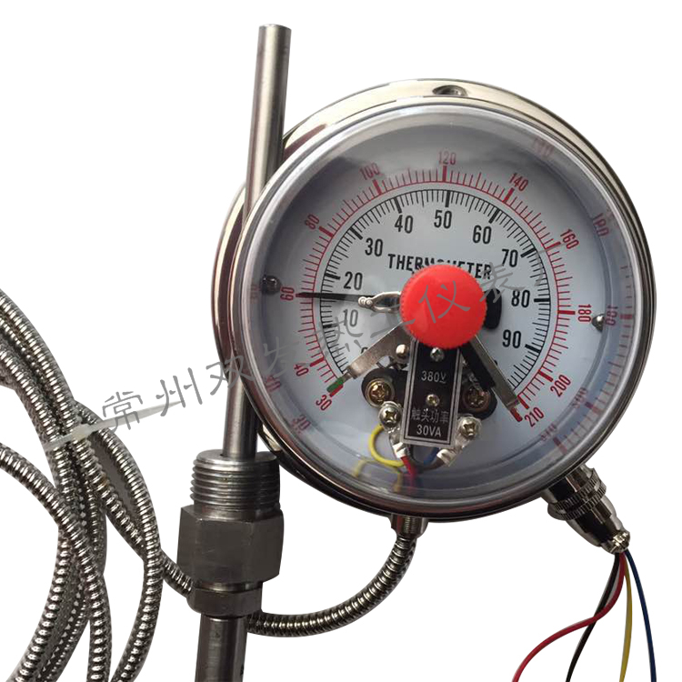供应WTZ-288电接点压力式温度计,电接点压力式温度计,压力式温度计